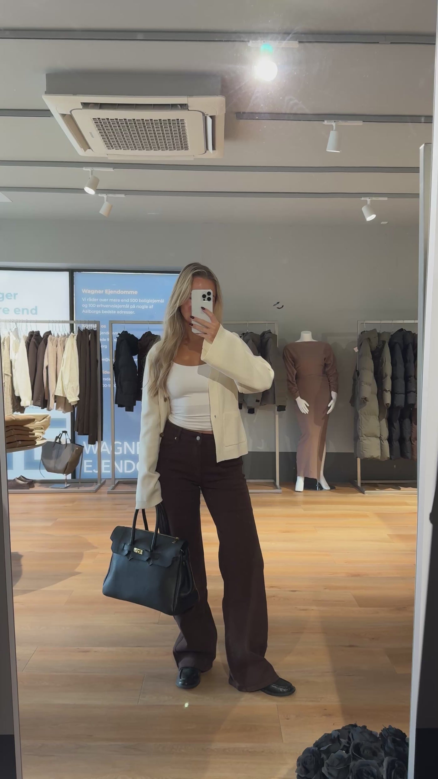 Karoline jeans mørkebrun FORUDBESTILLING