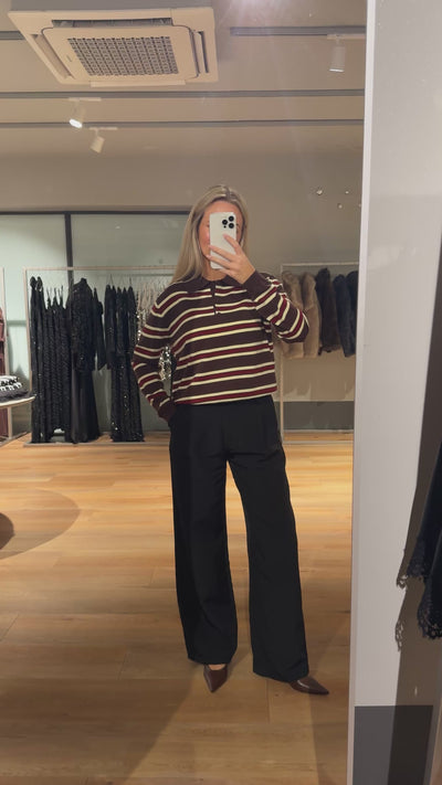 Asta bluse mørkebrun