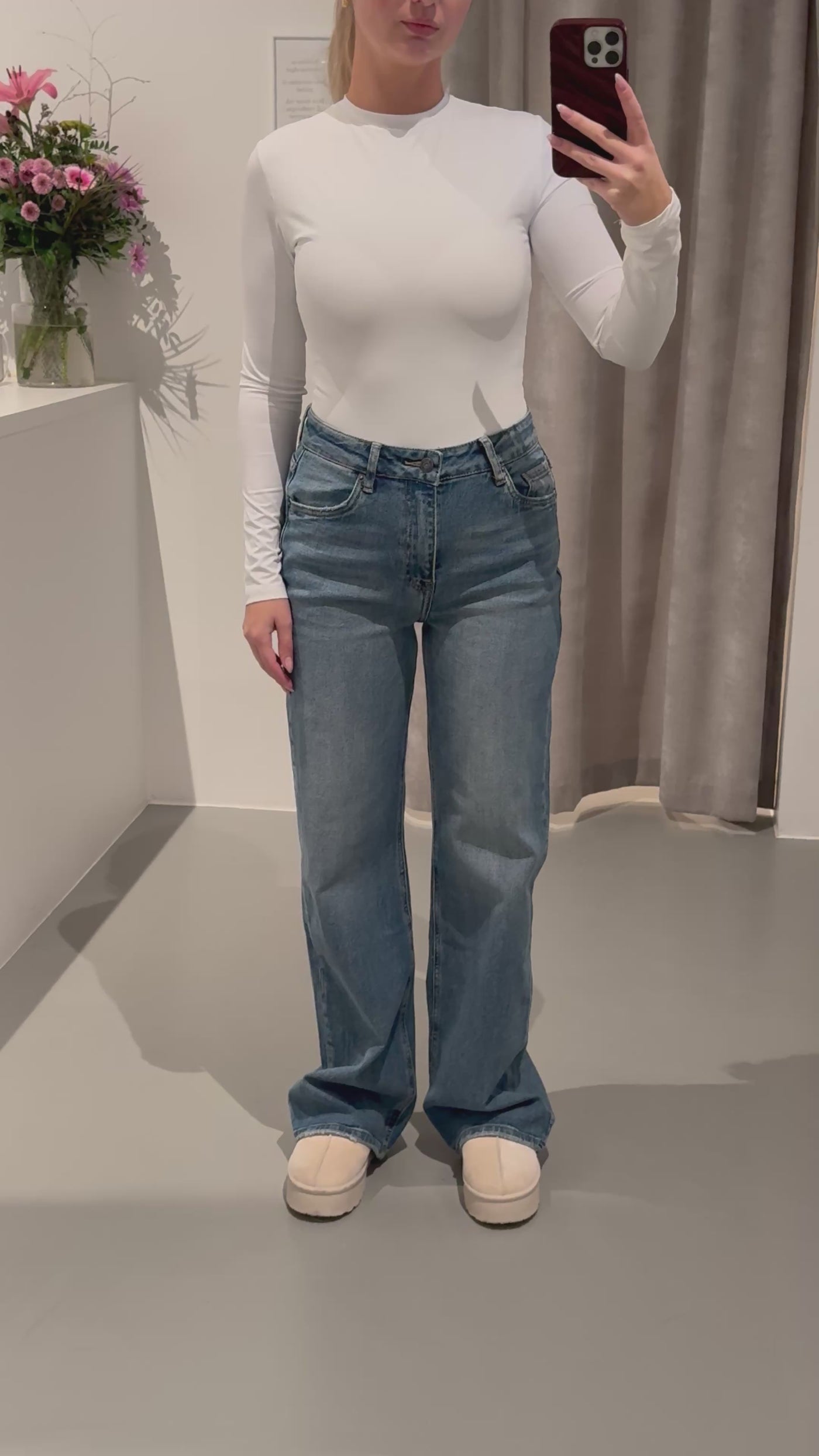 Claire jeans blå