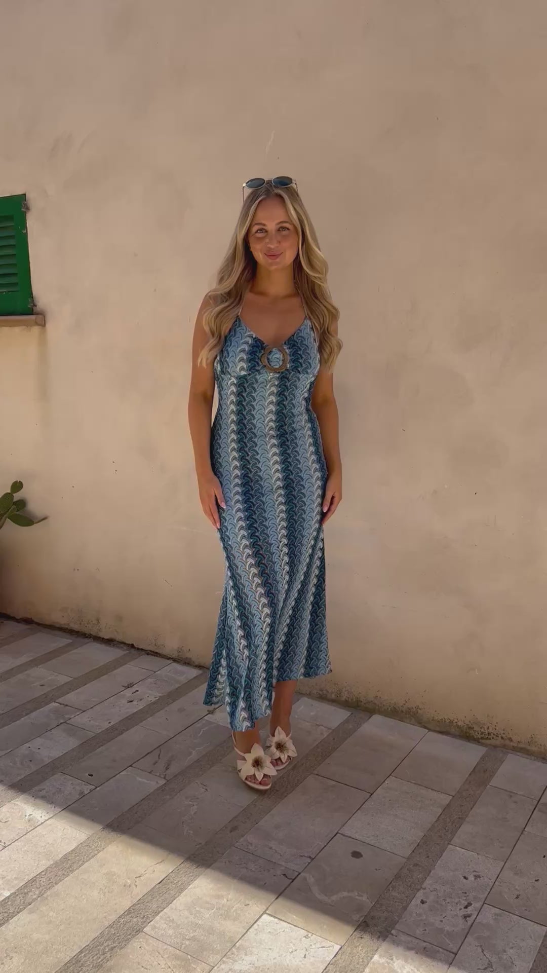 Mille kjole blå