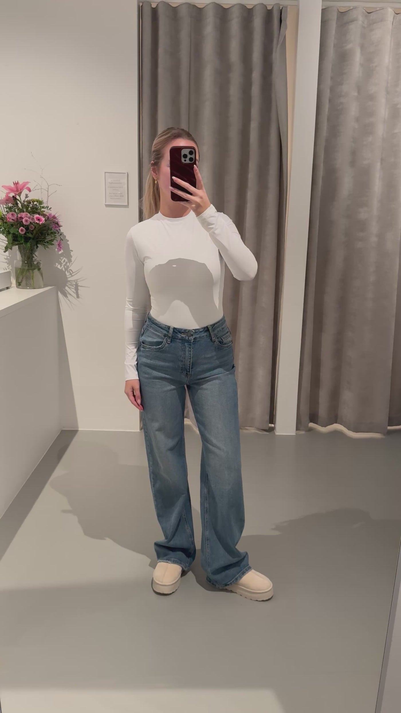 Claire jeans blå