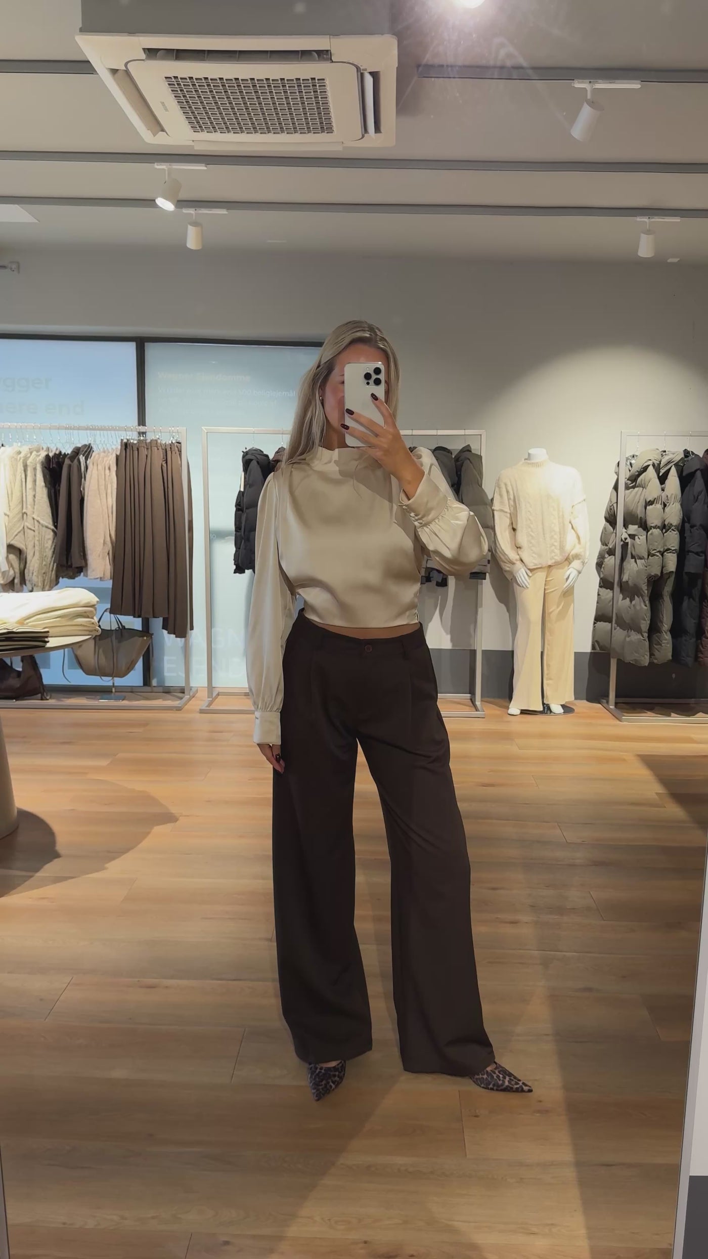 Ane bluse creme
