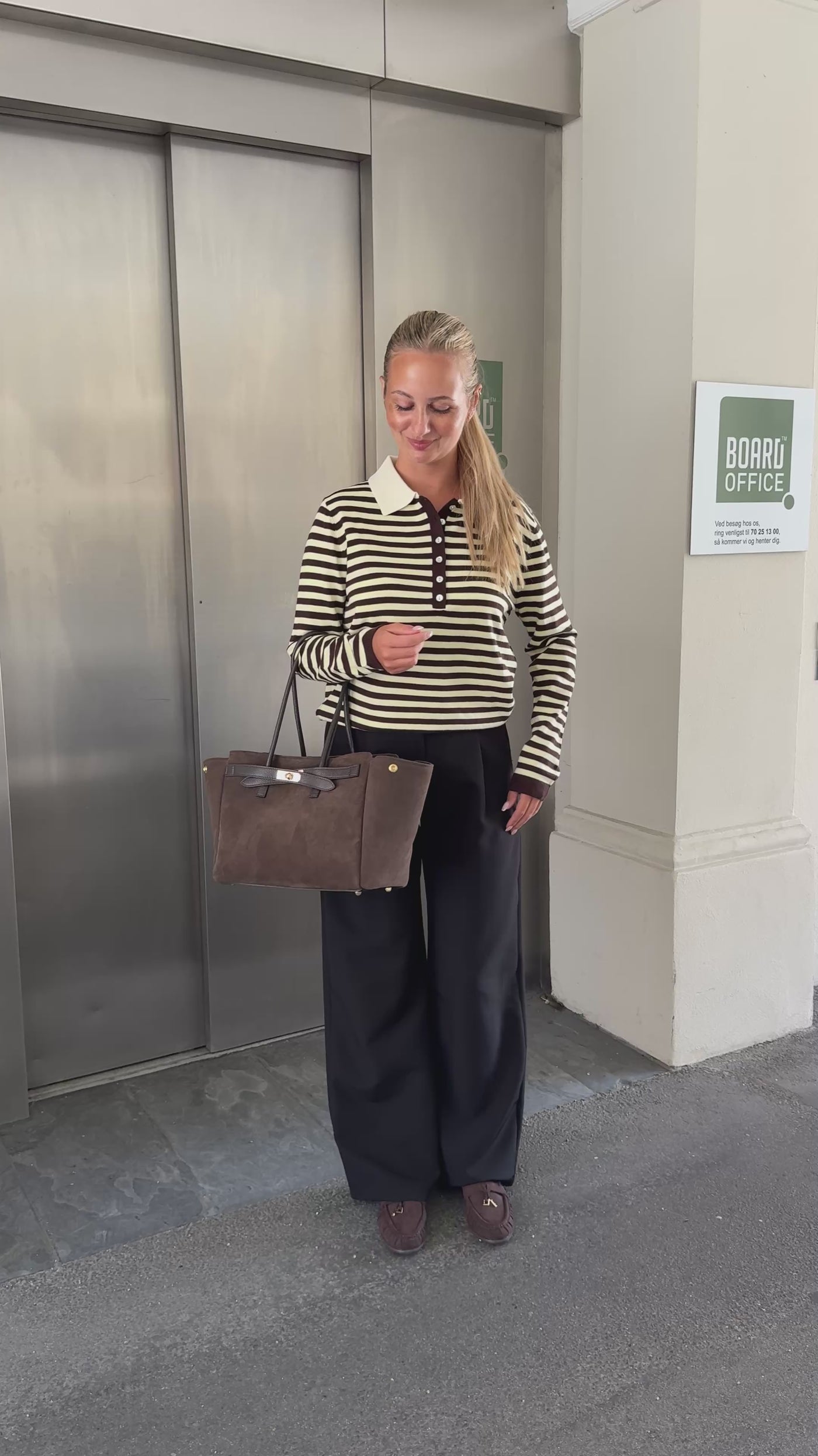Claire taske mørkebrun
