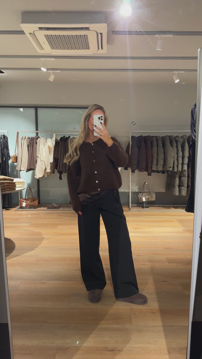 Victoria cardigan mørkebrun