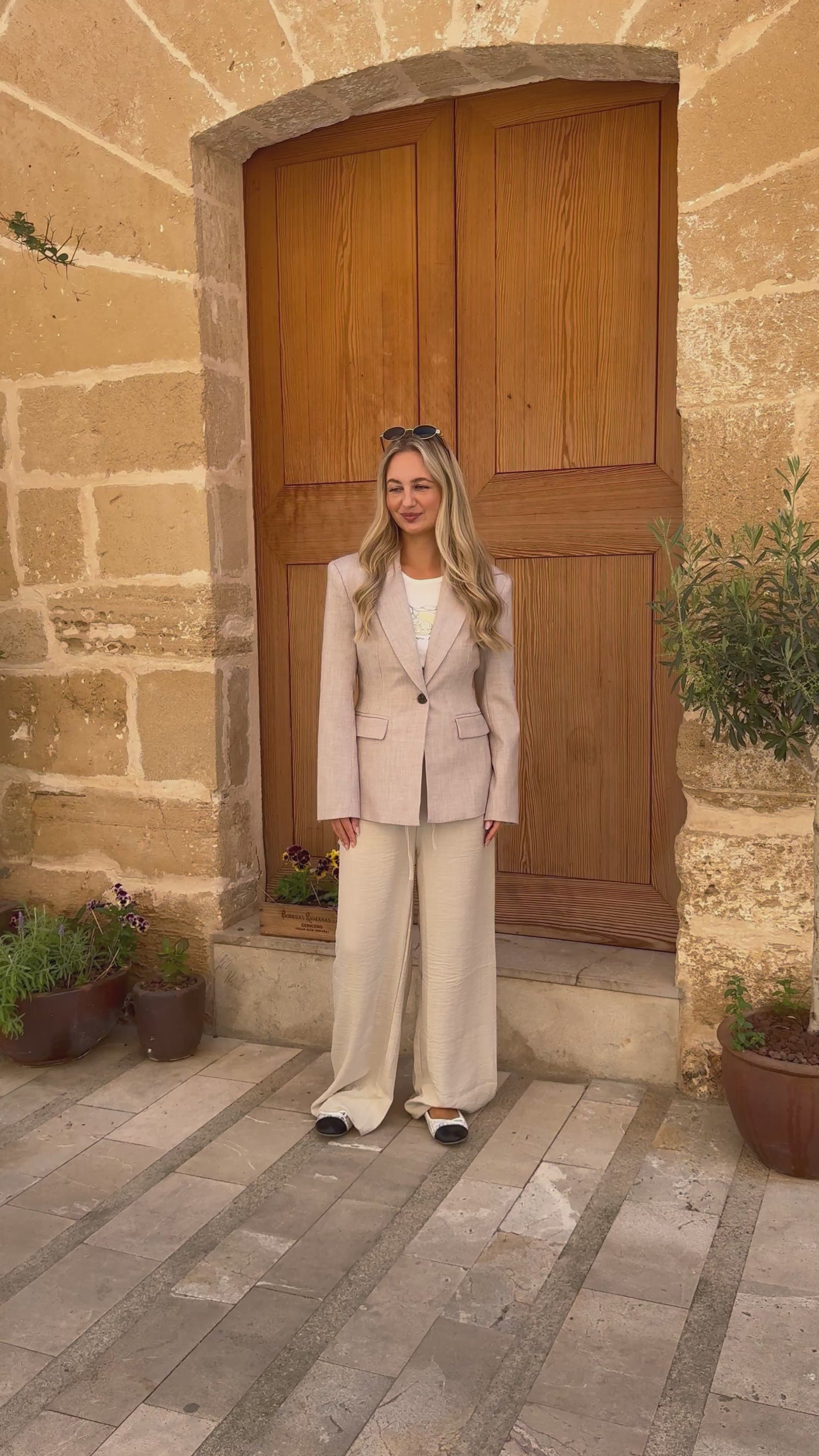 Ida blazer lysebrun