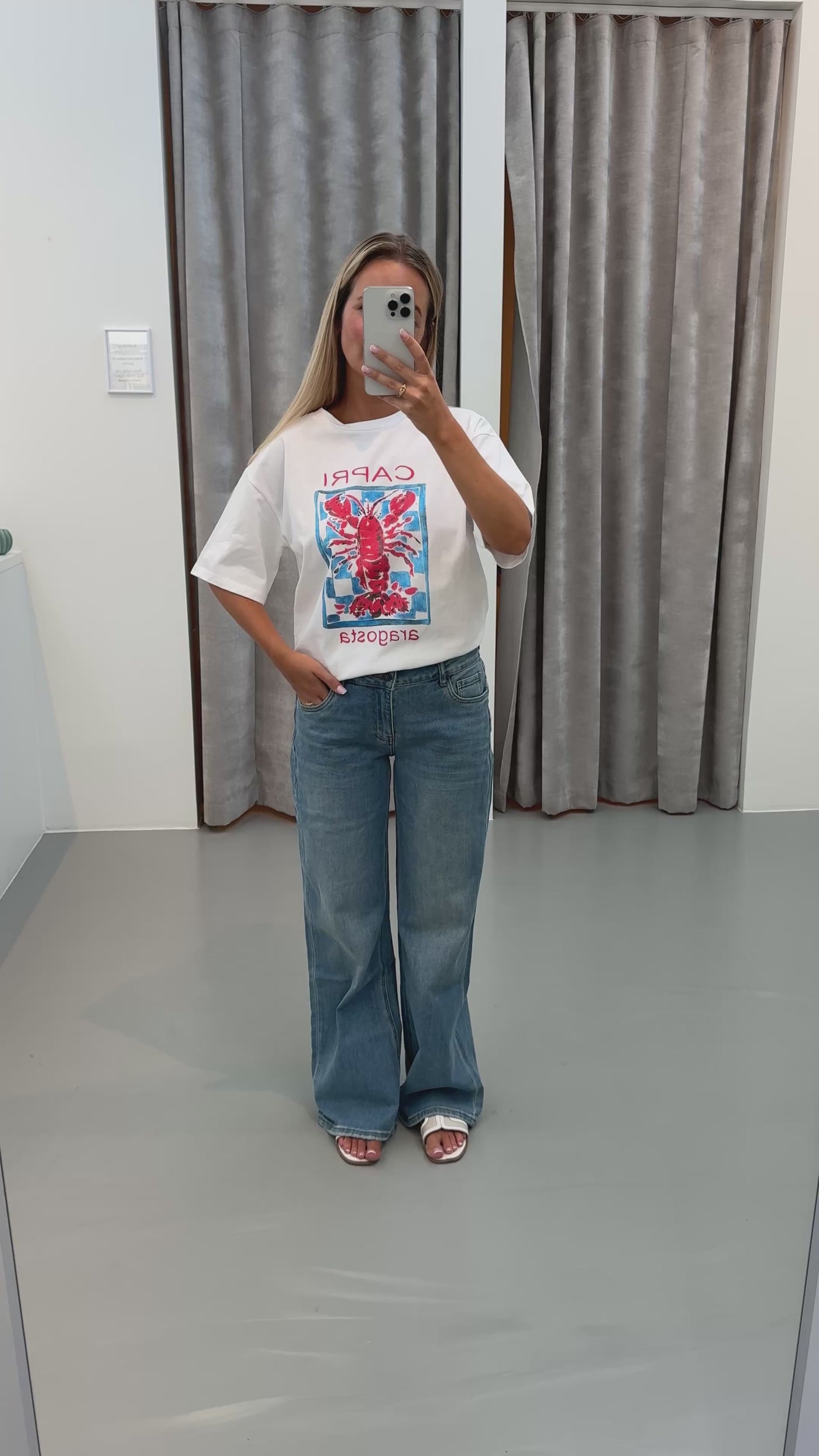 Alisia oversized t-shirt hvid