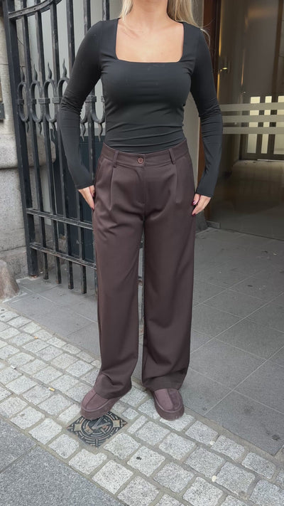 Marie bukser mørkebrun
