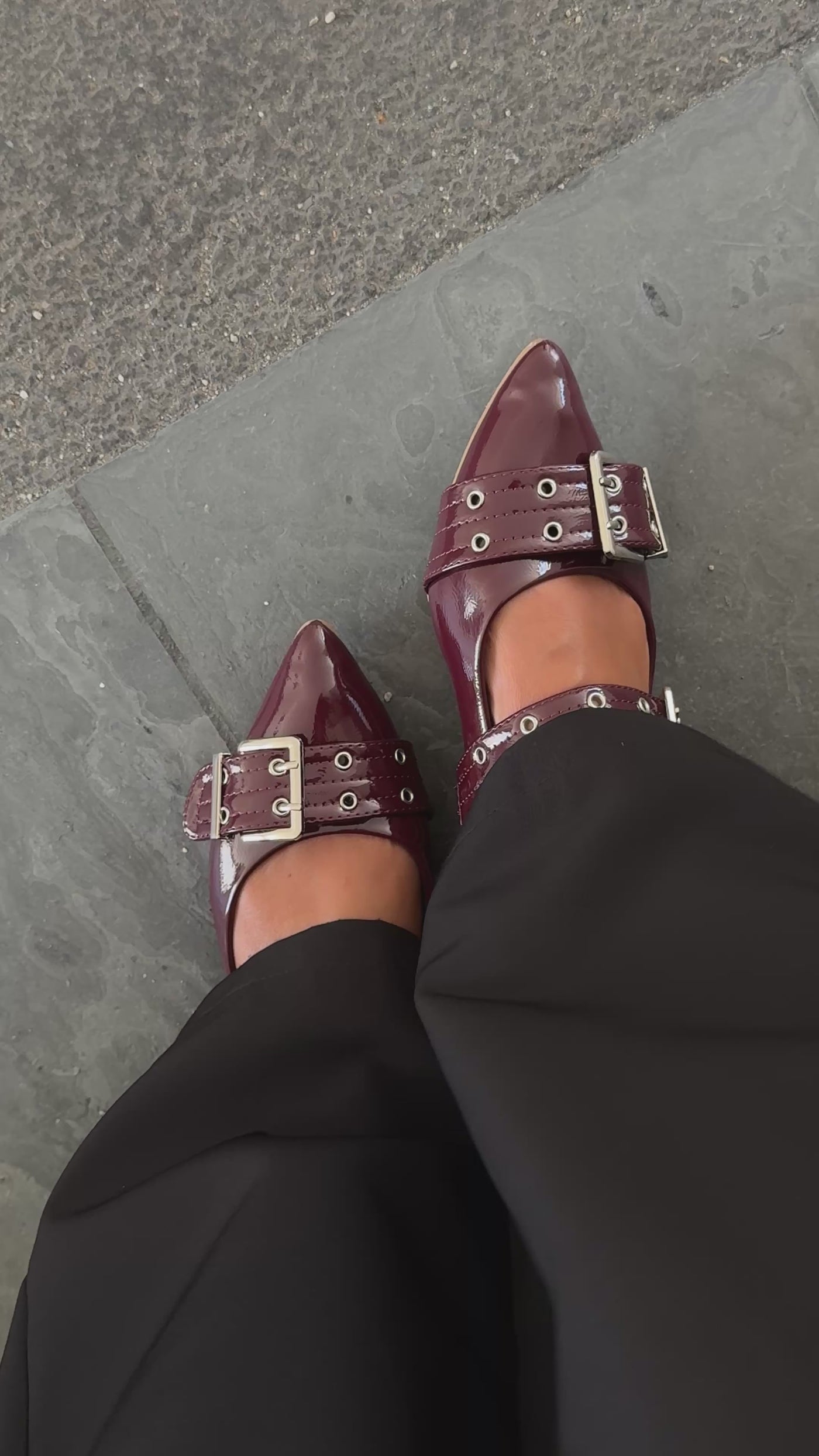 Marceline ballerina bordeaux