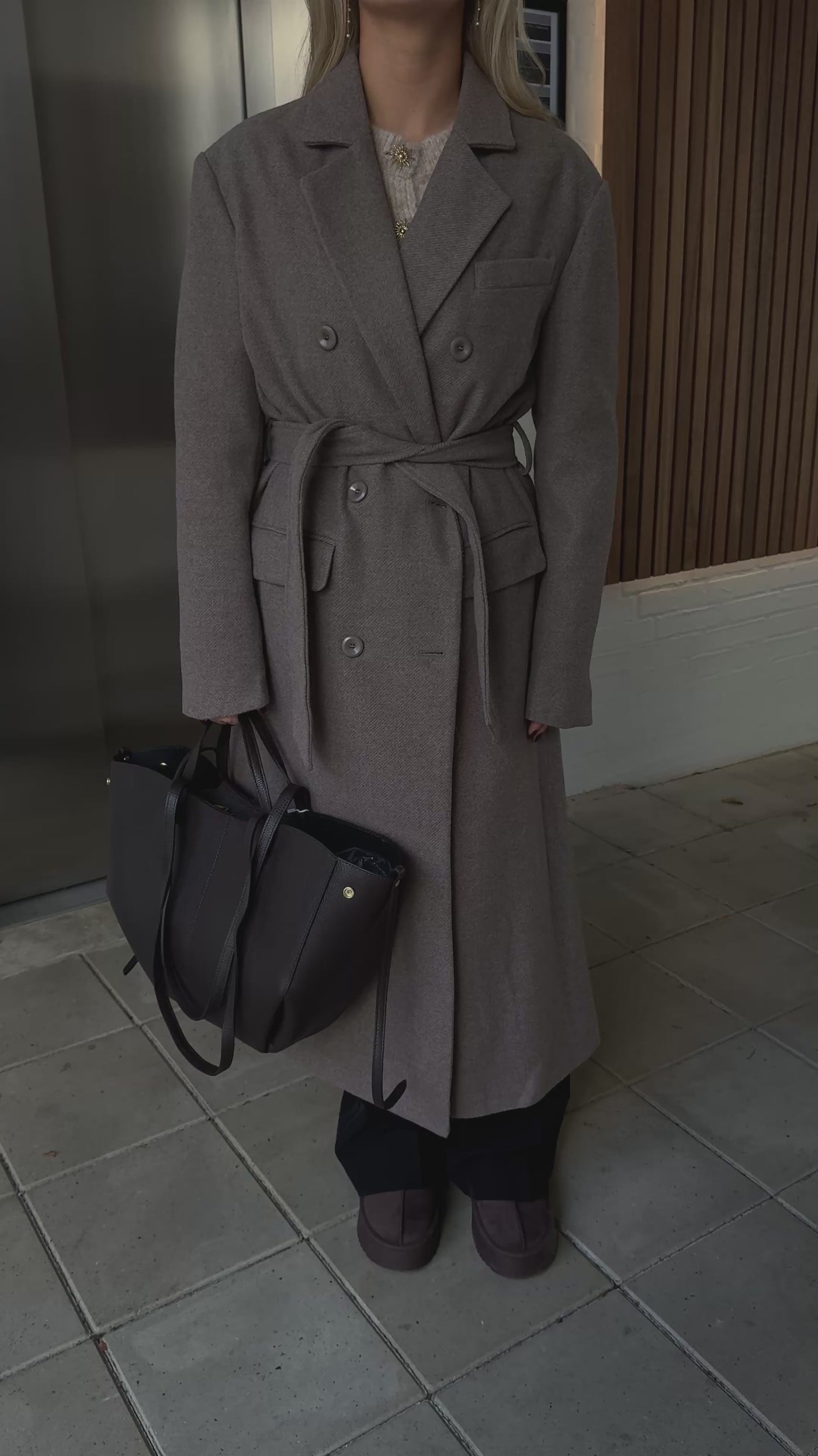 Valeria trenchcoat brun