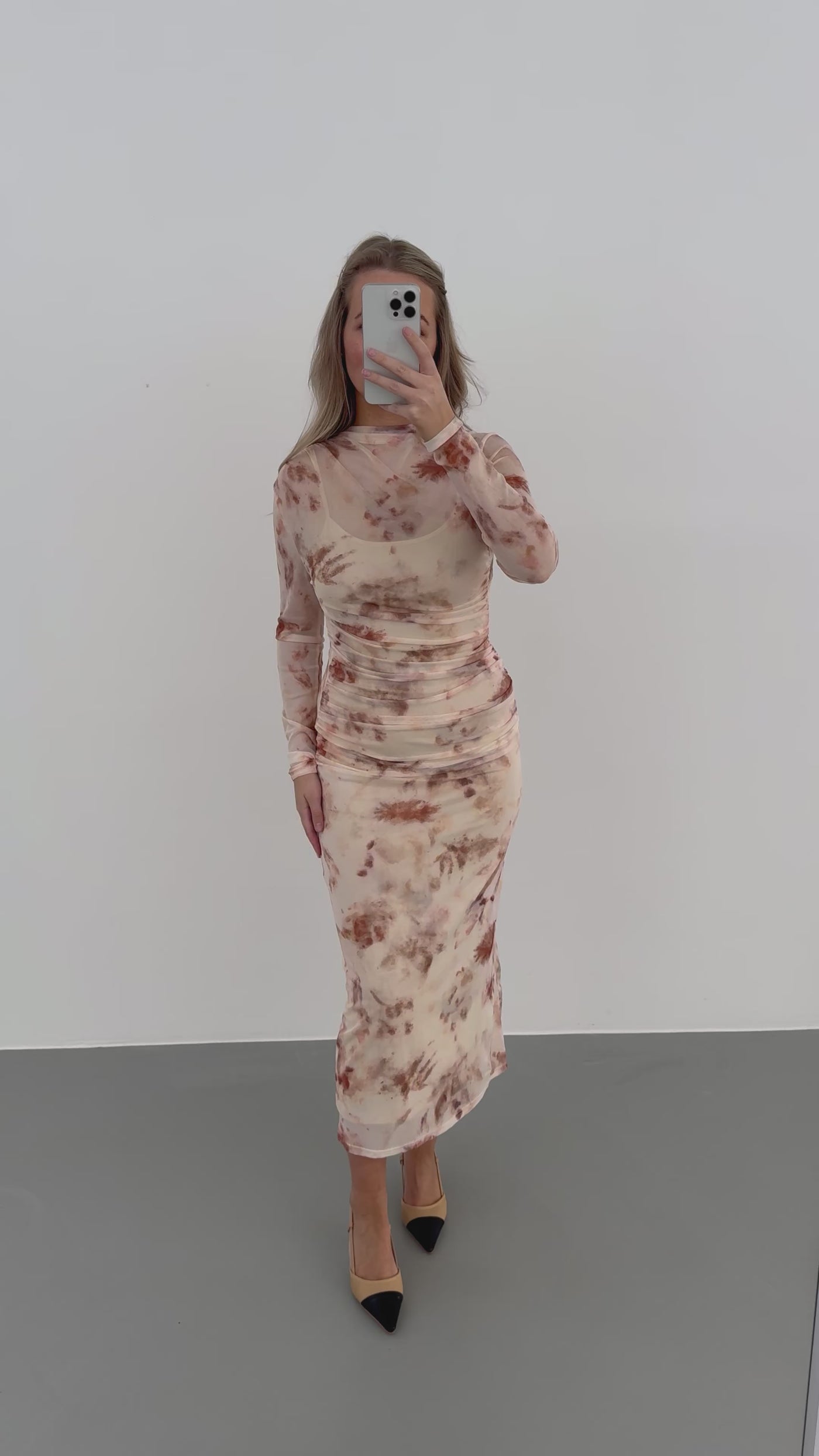Julia kjole mønstret