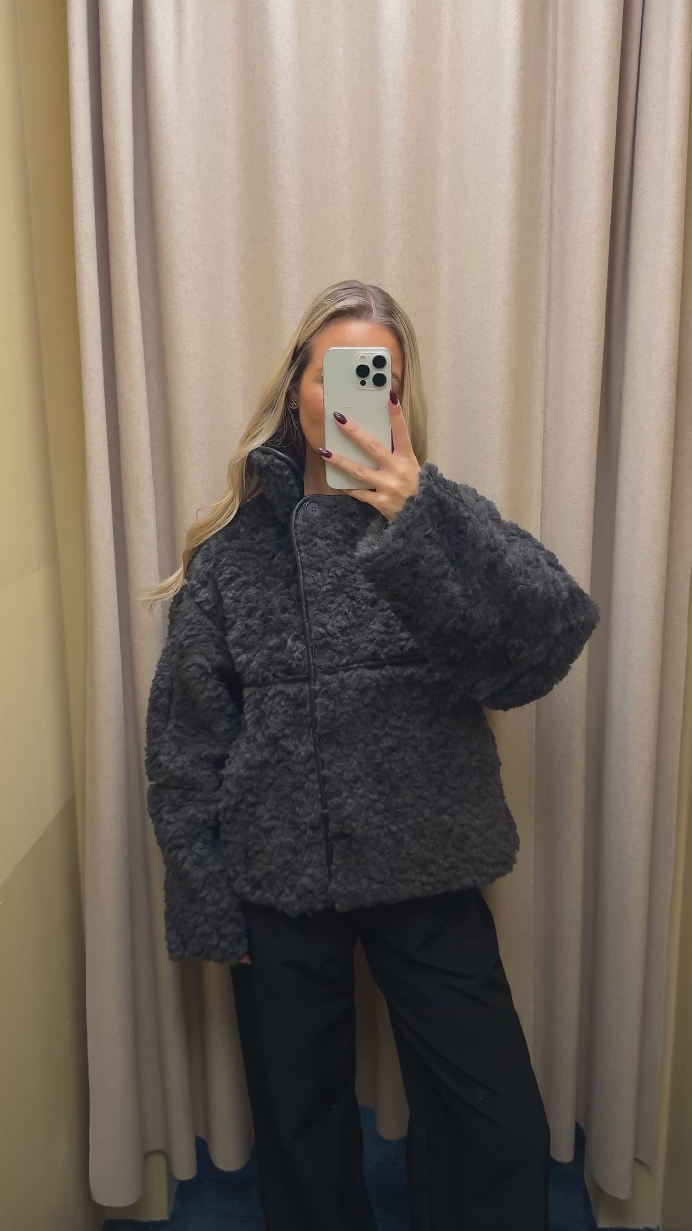 Lara jakke mørkegrå