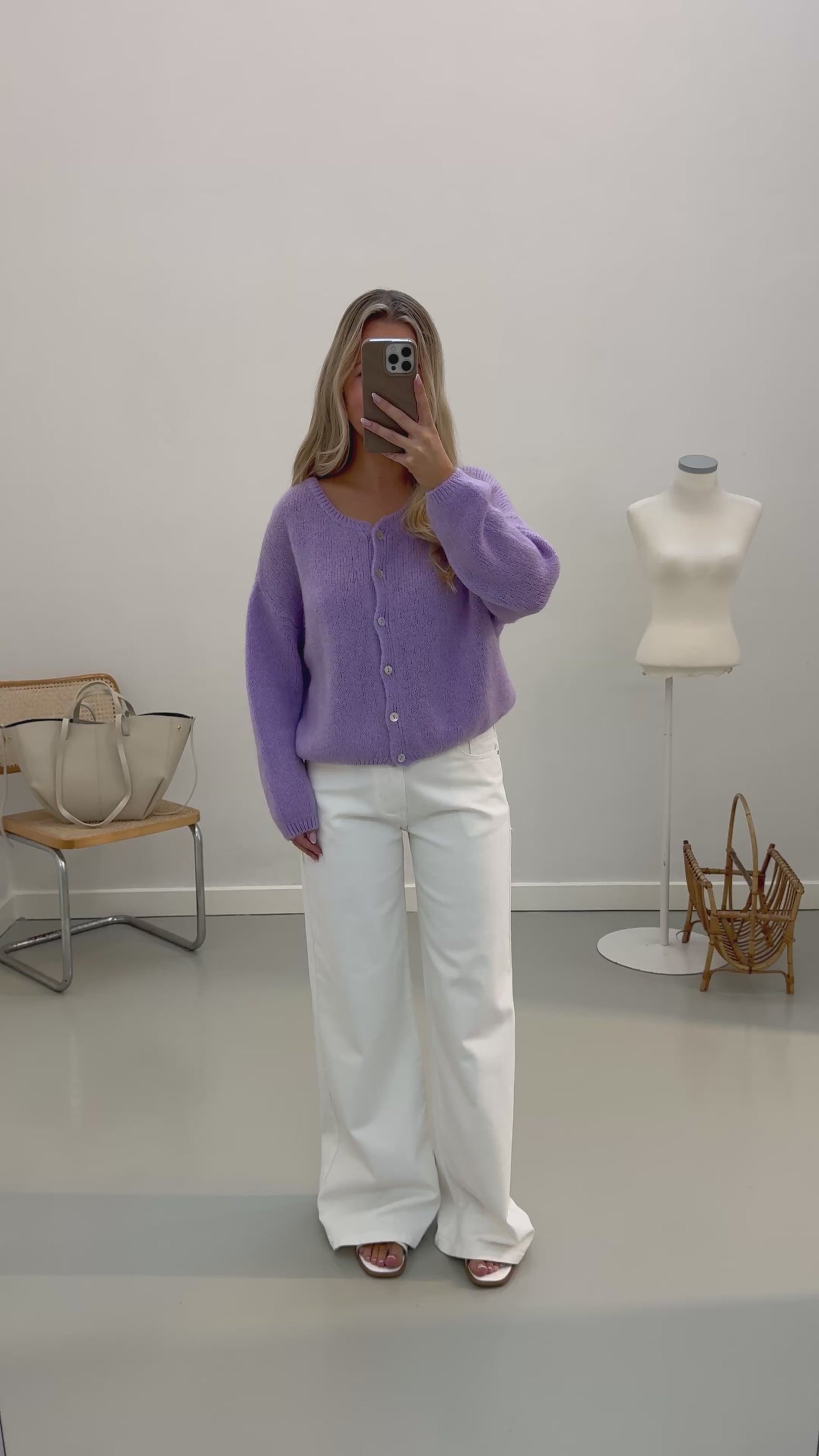 Victoria cardigan pastellilla