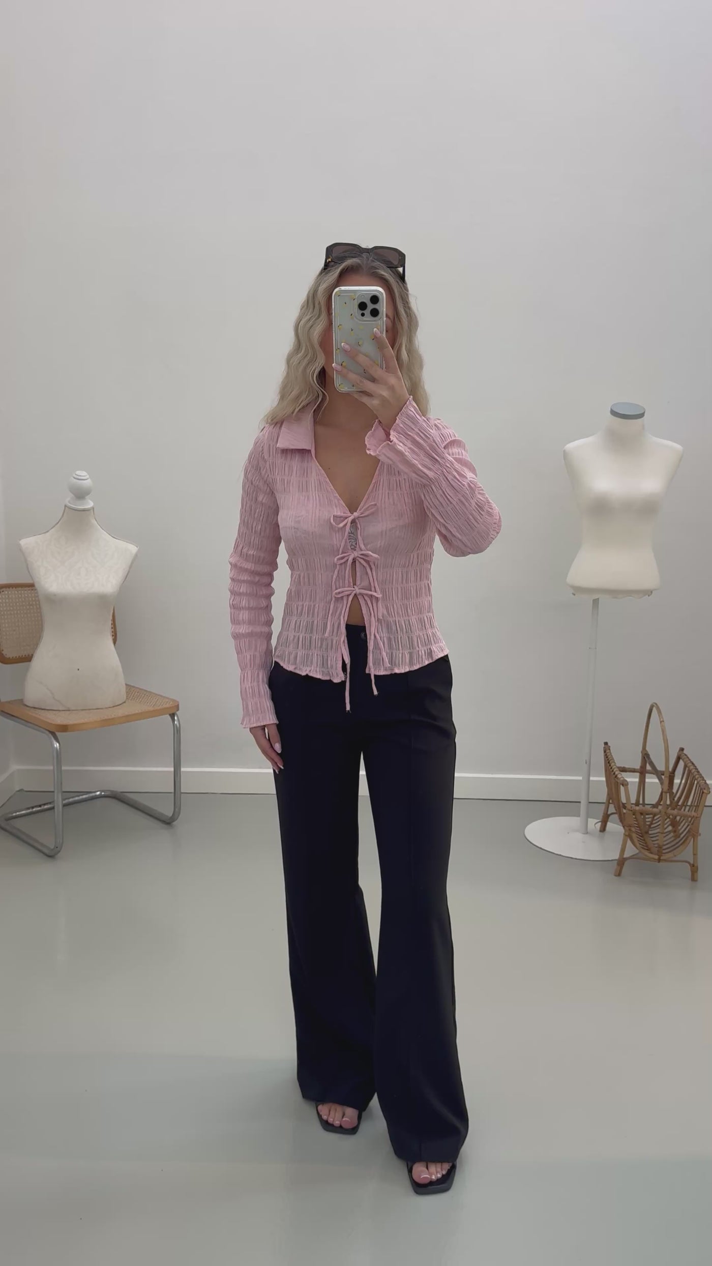 Arianna skjorte rosa