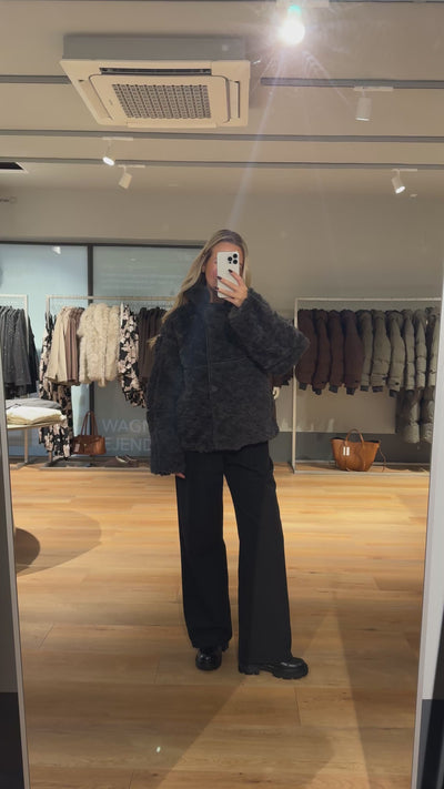 Lara jakke mørkegrå