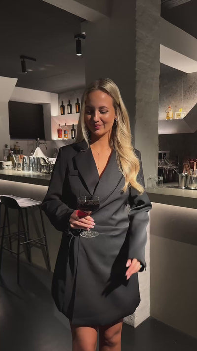 Celia blazerkjole sort