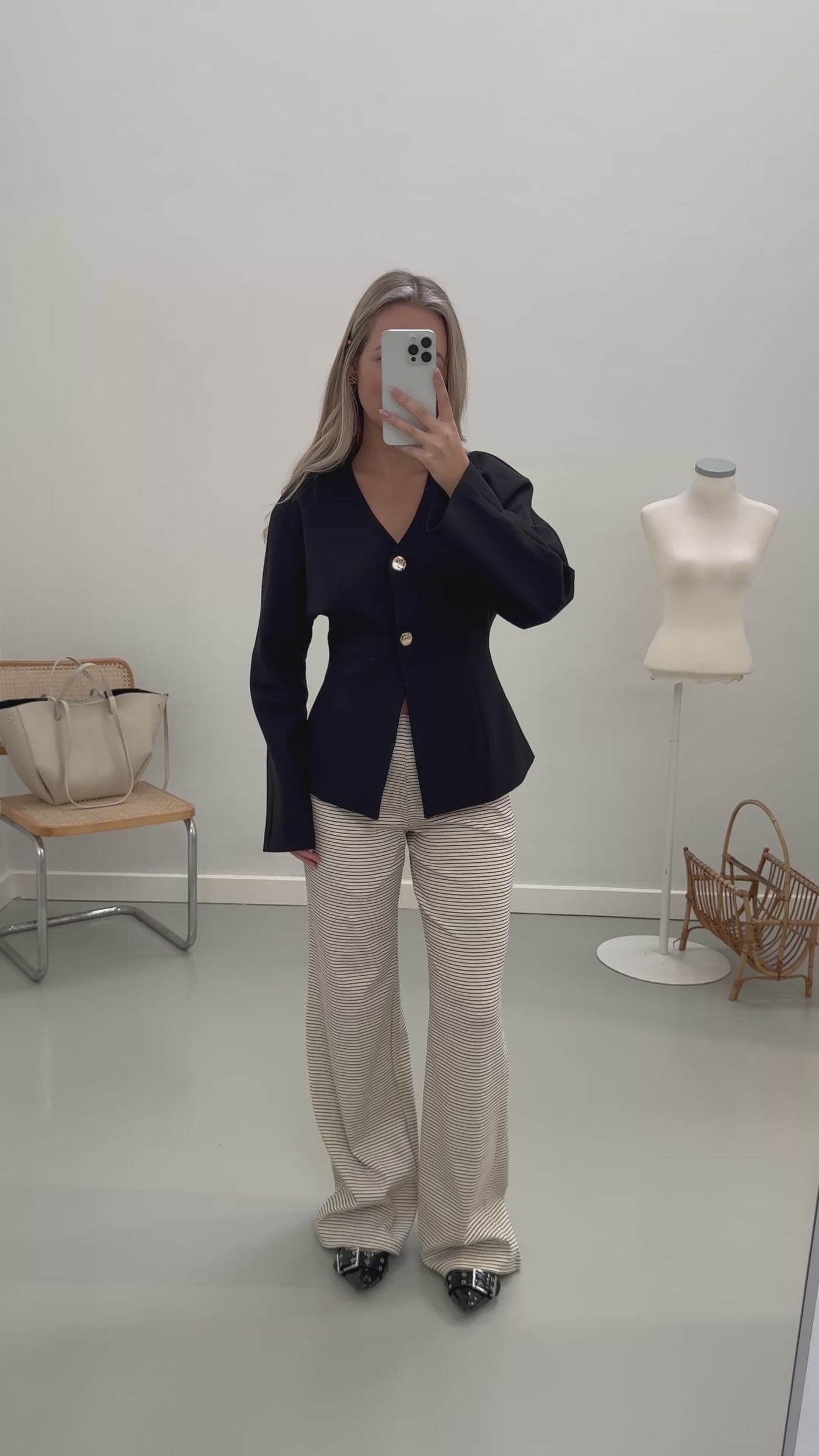 Mia blazer sort