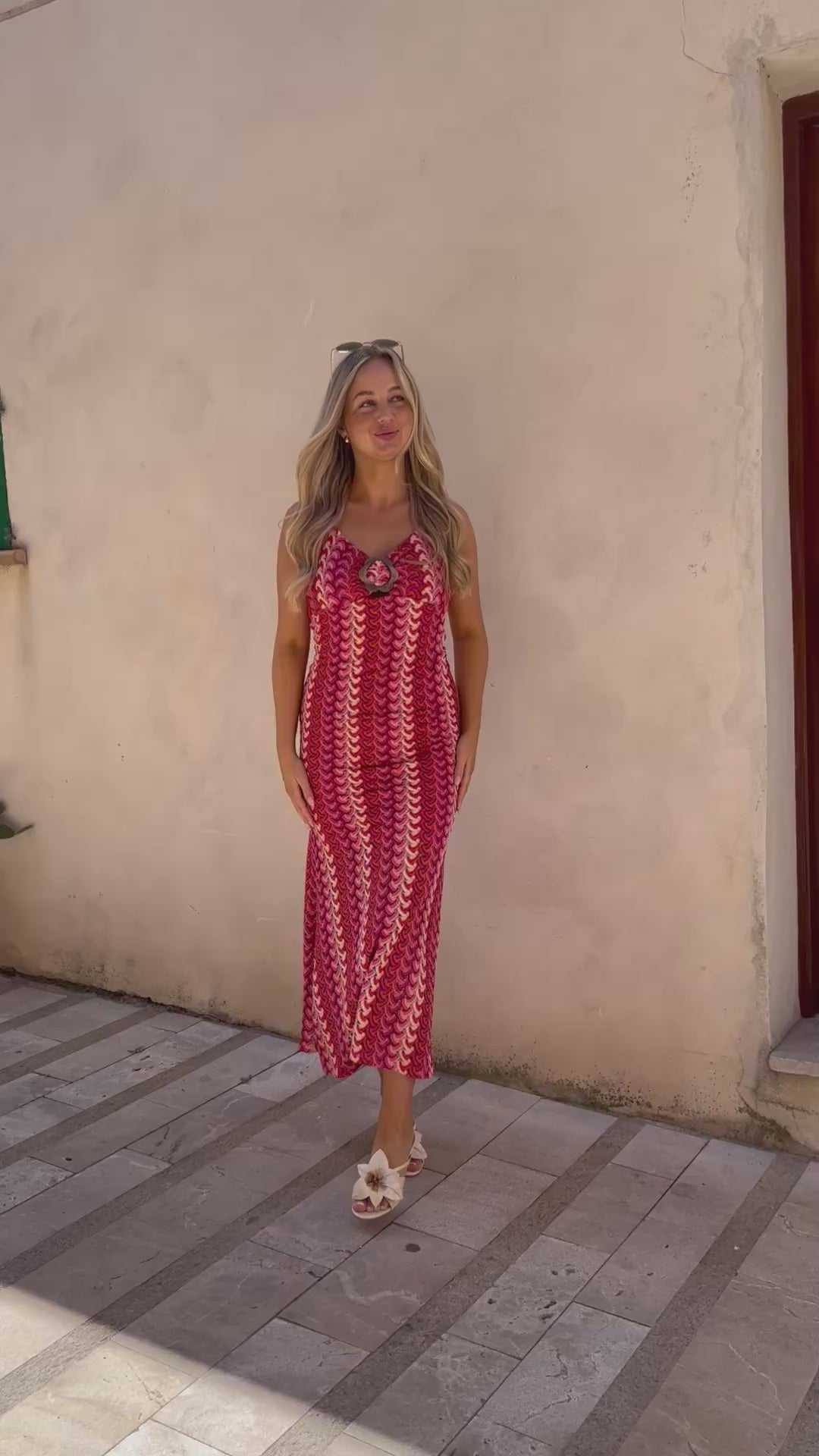 Mille kjole rød