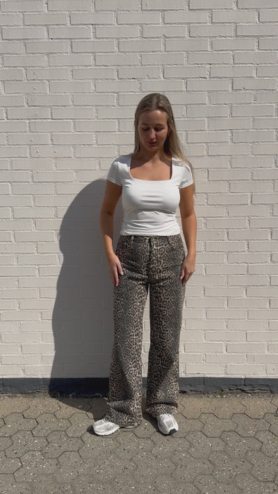 Nathalie leopard jeans