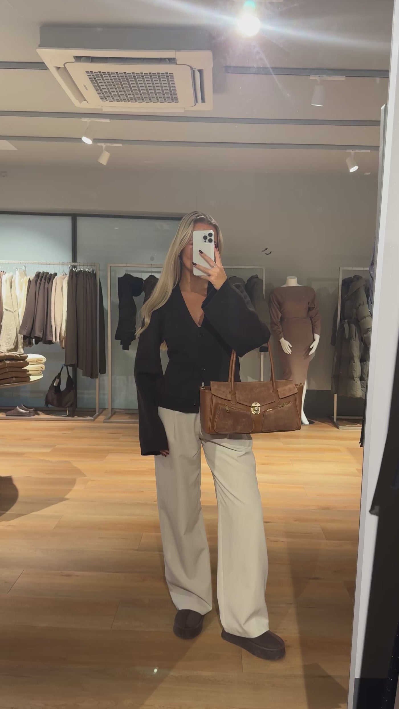 Jennifer cardigan mørkebrun FORUDBESTILLING