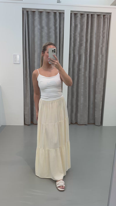 Hannah nederdel creme