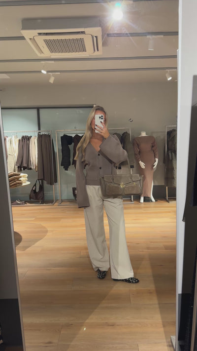Jennifer cardigan brun FORUDBESTILLING